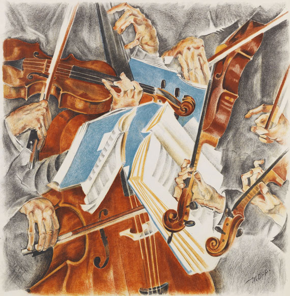 Oppenheimer, Max - Farblithografie