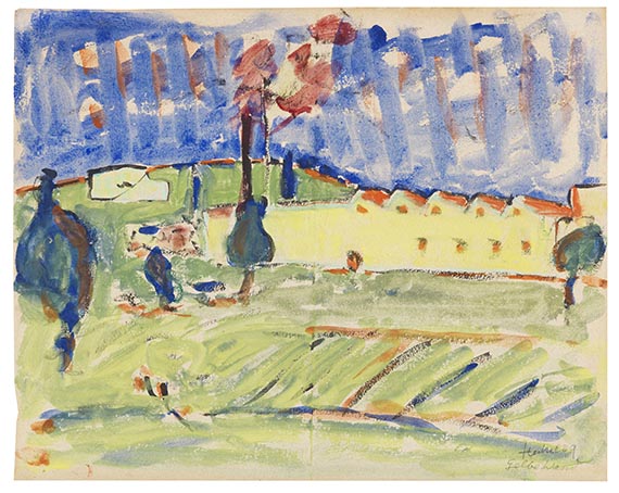 Erich Heckel - Aquarell