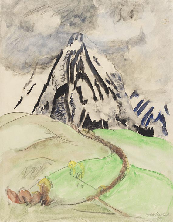 Erich Heckel - Aquarell