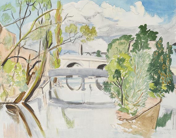 Heckel, Erich - Aquarell