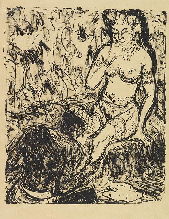 Kirchner, Ernst Ludwig - Lithografie