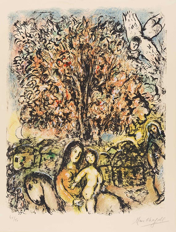 Marc Chagall - Farblithografie