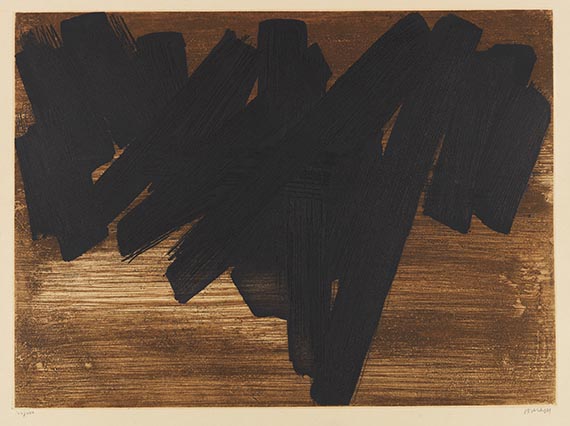 Soulages, Pierre - Farbradierung