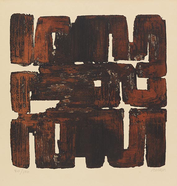 Soulages, Pierre - Farbradierung