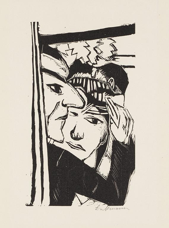 Max Beckmann - Holzschnitt