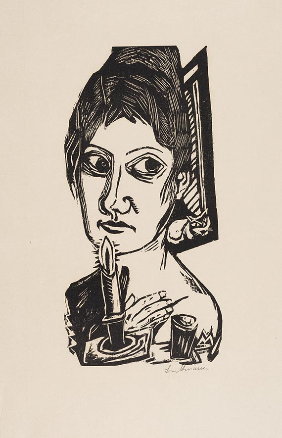 Max Beckmann - Holzschnitt