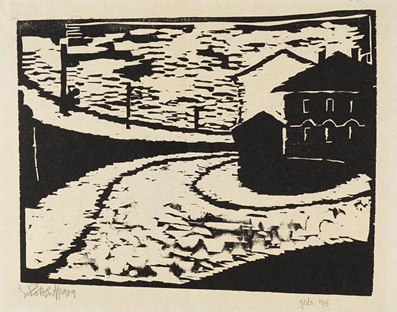 Karl Schmidt-Rottluff - Holzschnitt