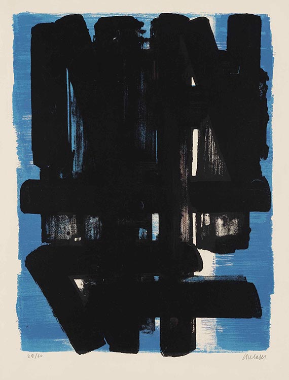 Pierre Soulages - Farblithografie