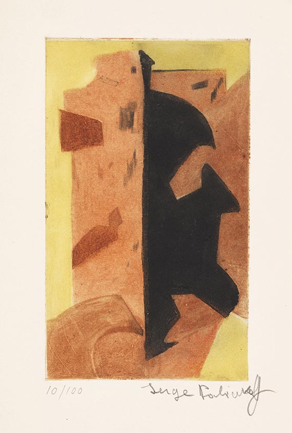 Serge Poliakoff - Farbradierung