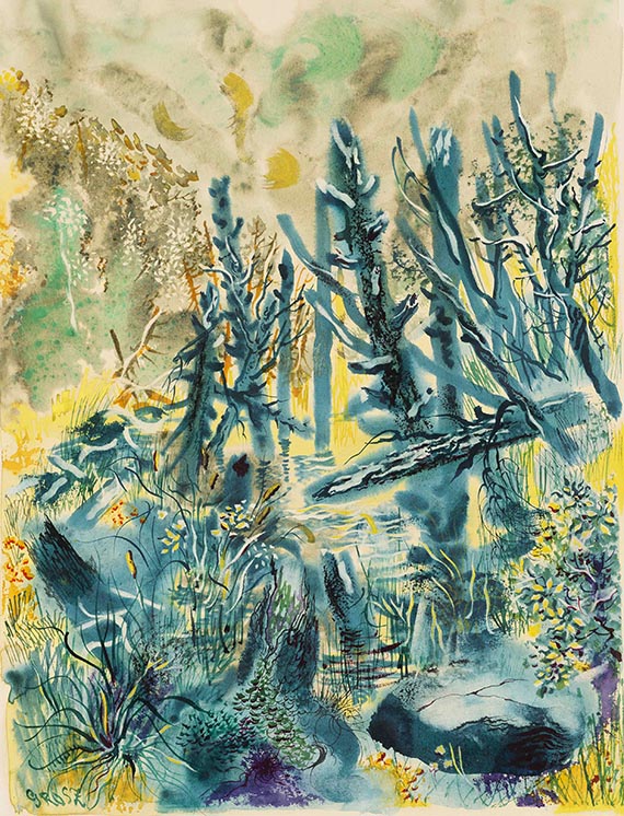 Grosz, George - Aquarell