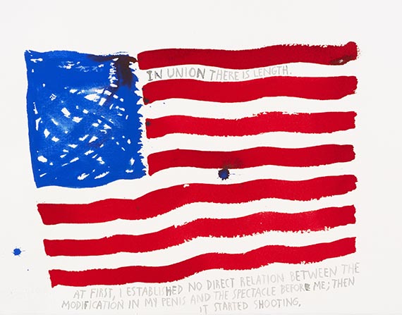 Pettibon, Raymond - Aquarell auf Papier