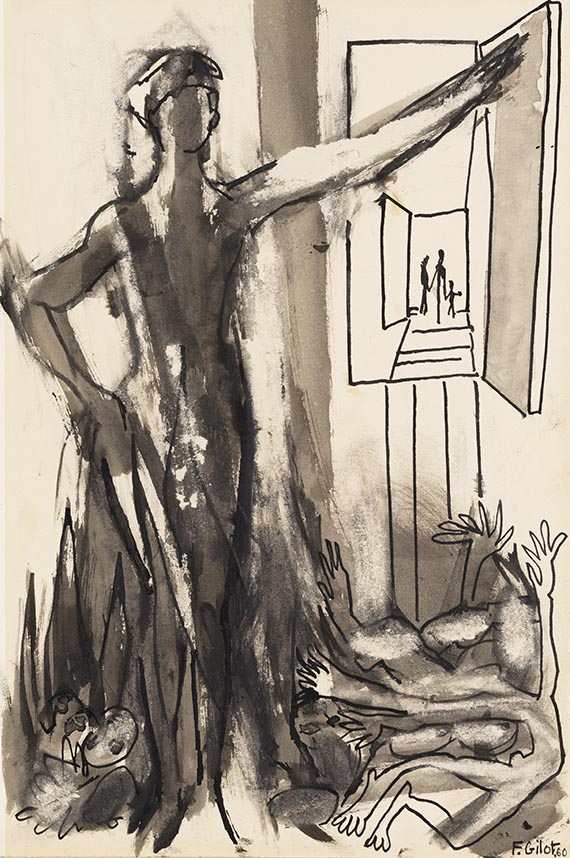Gilot, Françoise - Tusche