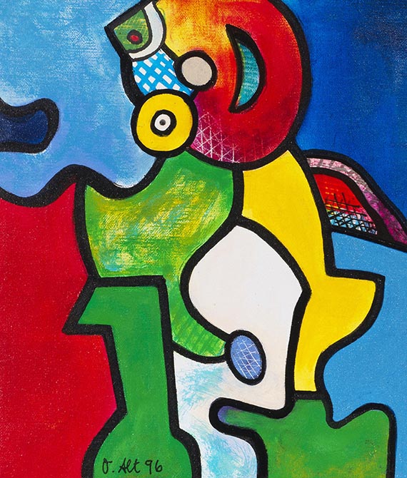 Alt, Otmar - Acryl auf Leinwand