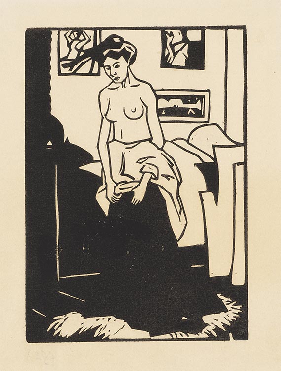 Kirchner, Ernst Ludwig - Holzschnitt
