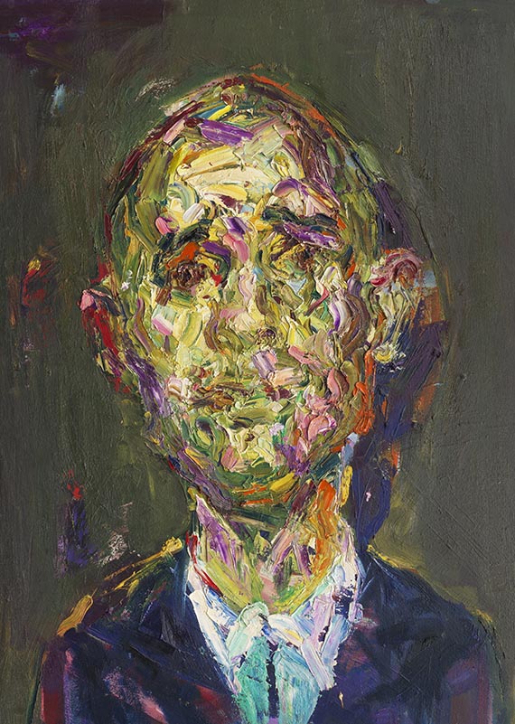 K&uuml;nzel, Gero - &Ouml;l auf Hartfaserplatte