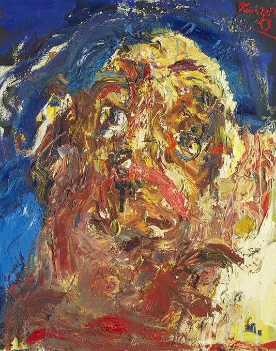 K&uuml;nzel, Gero - &Ouml;l auf Hartfaserplatte