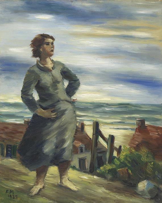 Masereel, Frans - &Ouml;l auf Holz