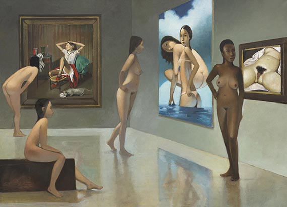 H&uuml;ppi, Johannes - &Ouml;l auf Leinwand