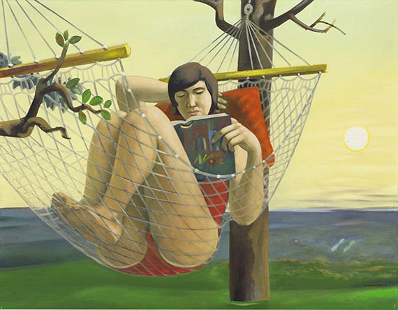 Mattheuer, Wolfgang - &Ouml;l auf Hartfaserplatte