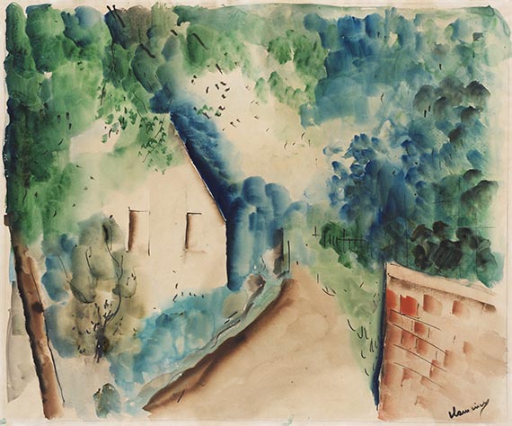 Vlaminck, Maurice de - Aquarell