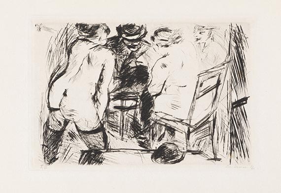 Beckmann, Max - Kaltnadelradierung
