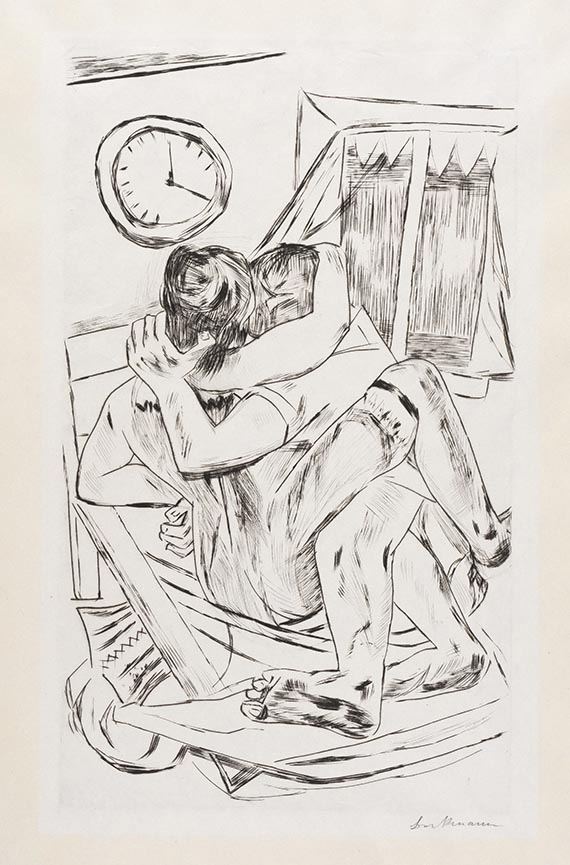 Beckmann, Max - Kaltnadelradierung