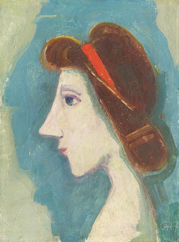 Hofer, Karl - &Ouml;l auf Leinwand