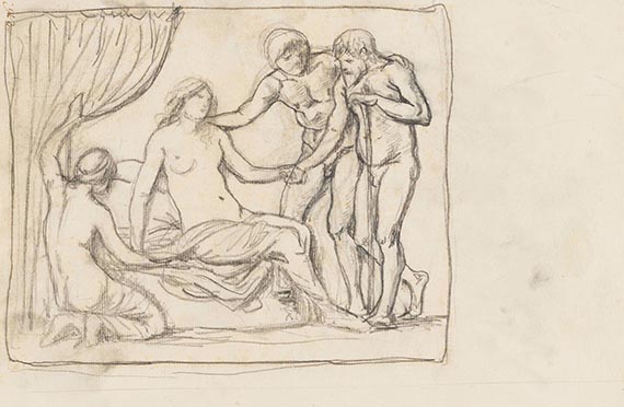 Hildebrand, Adolf von - Bleistiftzeichnung