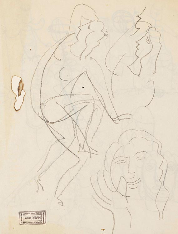 Derain, André - Bleistiftzeichnung