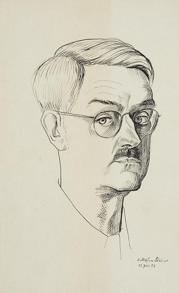 Felixm&uuml;ller, Conrad - Federzeichnung