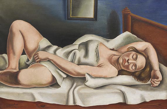 Fritsch, Ernst - &Ouml;l auf Leinwand