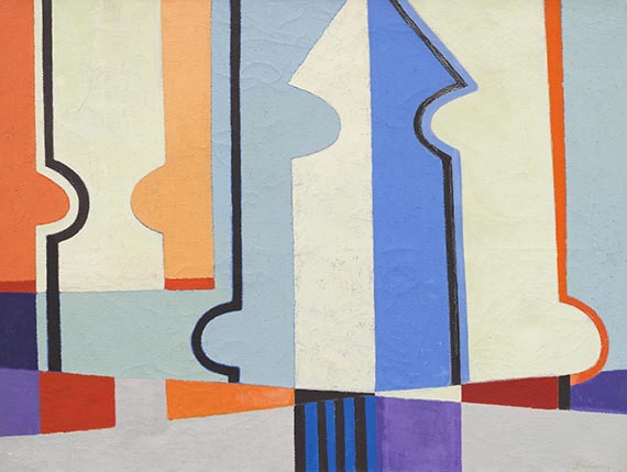 Davringhausen, Heinrich Maria - &Ouml;l auf Leinwand