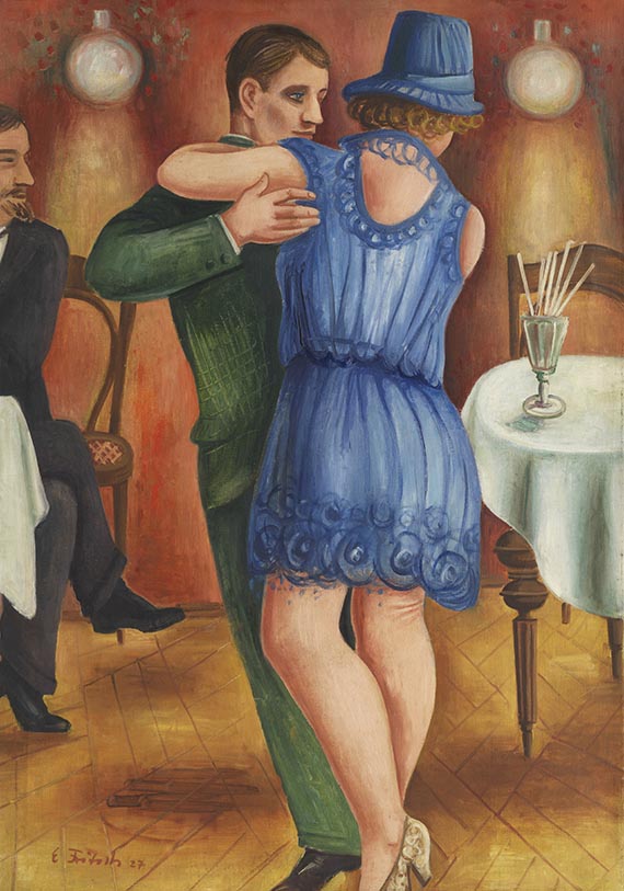 Fritsch, Ernst - &Ouml;l auf Leinwand