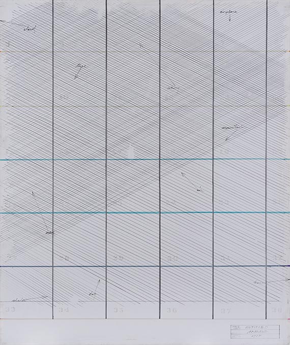 Arakawa, Shusaku - &Ouml;l auf Leinwand