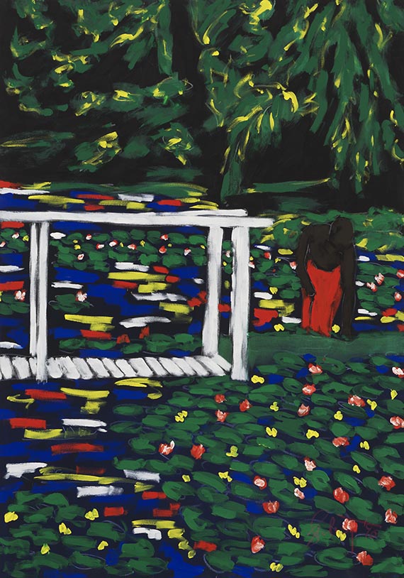 Salom&eacute; (d.i. Wolfgang Ludwig C - Acryl auf Leinwand