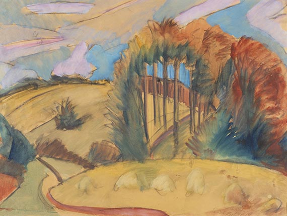 Heckel, Erich - Aquarell