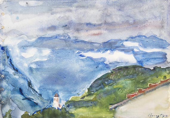 Slevogt, Max - Aquarell