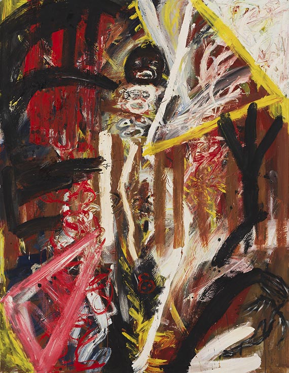 Hitzler, Franz - &Ouml;l auf Leinwand