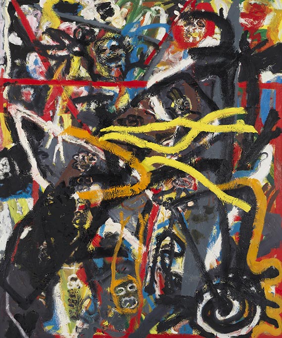 Hitzler, Franz - &Ouml;l auf Leinwand