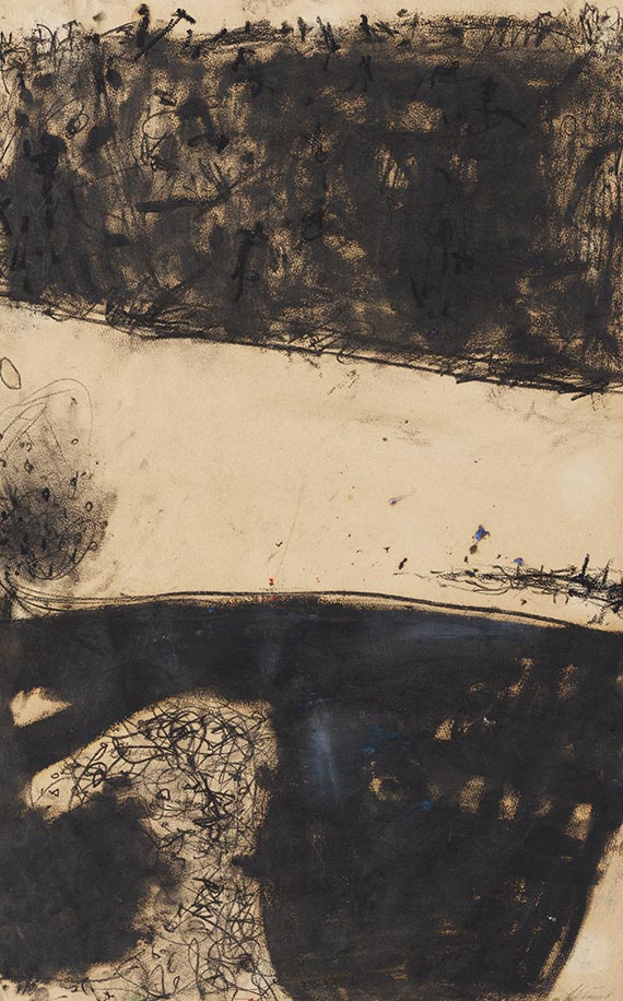 Damisch, Gunter - Kohlezeichnung
