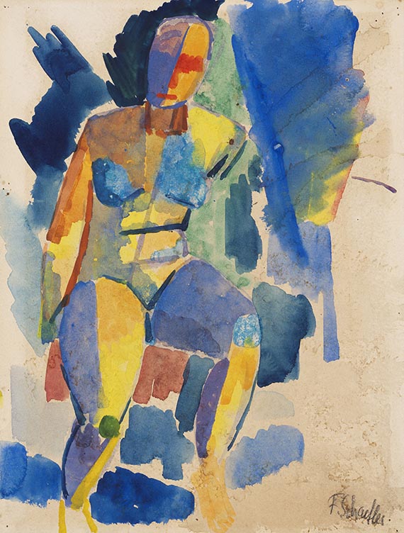 Schaefler, Fritz - Aquarell