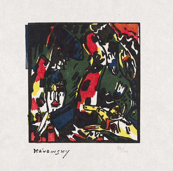 Kandinsky, Wassily - Farbholzschnitt