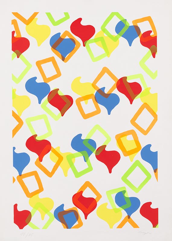 Lueg, Konrad - Farbserigrafie