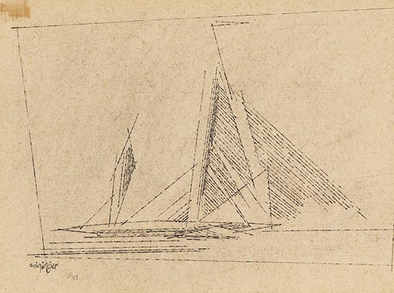 Feininger, Lyonel - Tusche