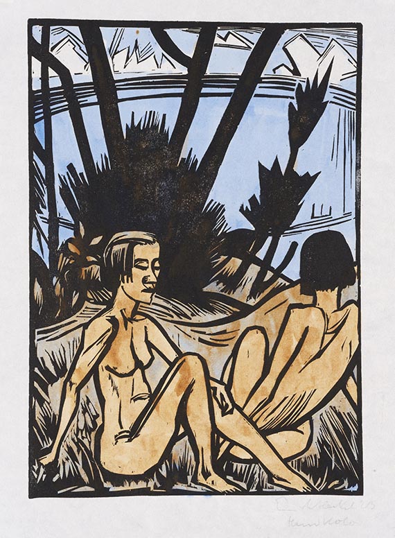 Heckel, Erich - Holzschnitt