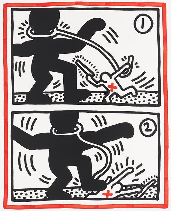 Haring, Keith - Farblithografie