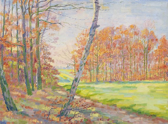 Felixm&uuml;ller, Conrad - &Ouml;l auf Leinwand