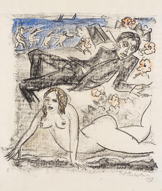 Pechstein, Hermann Max - Lithografie