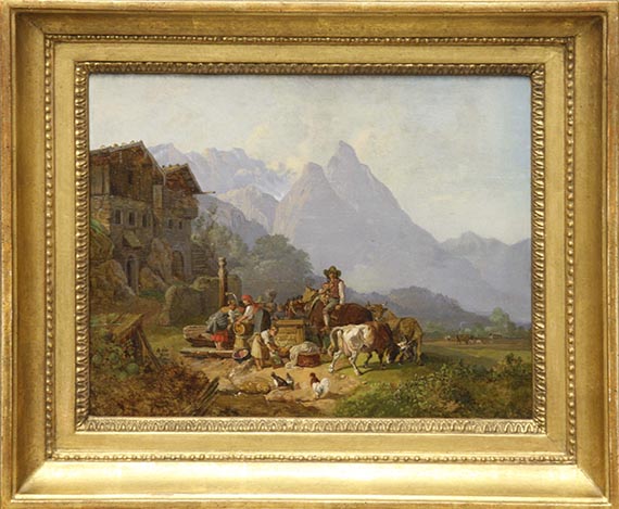 Heinrich Bürkel - Gerahmt
