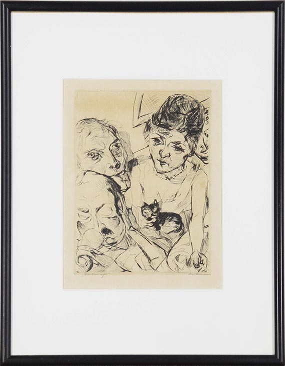 Max Beckmann - Gerahmt